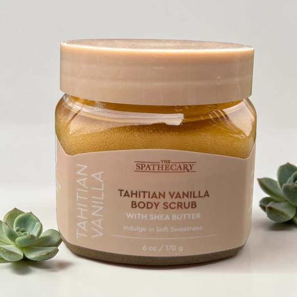 Other - The Spathecary NEW Tahitian Vanilla Body Scrub With Shea Butter. 6 Oz. New PC